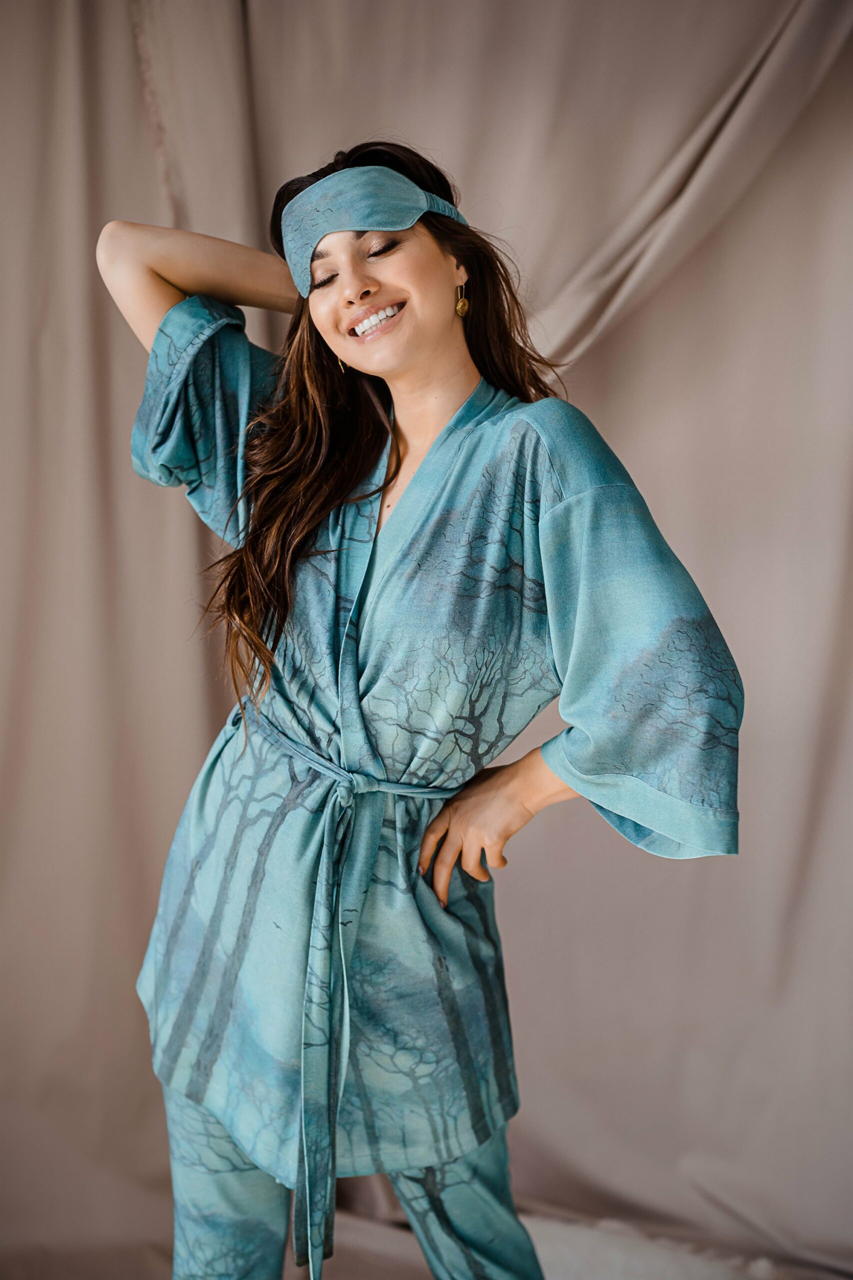 Szlafrok damski - Dentra - Loungewear Szlafrok damski - Dentra - Loungewear