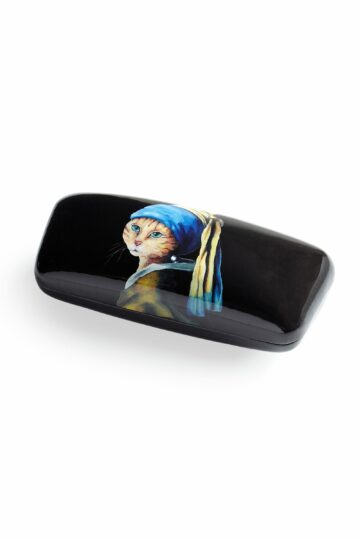 Etui na okulary, kot z perłą